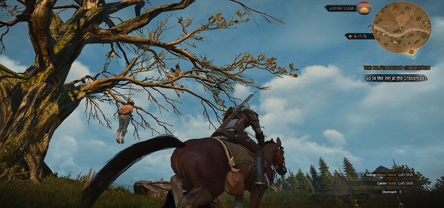 A ride on horseback in The Witcher 3